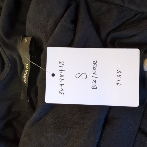 NWT Anthropologie Amadi | Lola Sleeveless A-line Dress Black & Tan | Size S - Picture 5 of 9